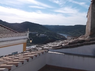 Mertola terrace view